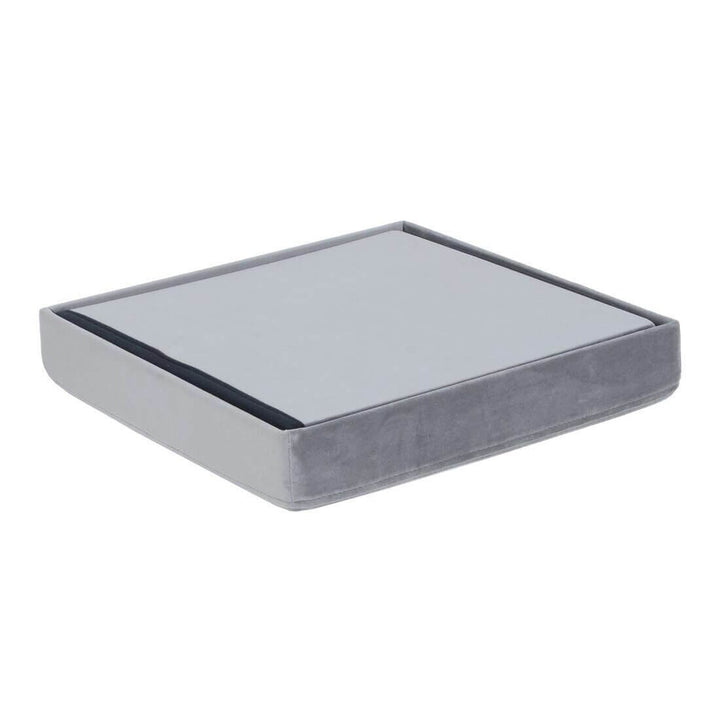 Hodge & Hodge Velvet Effect Storage Ottoman With Lid