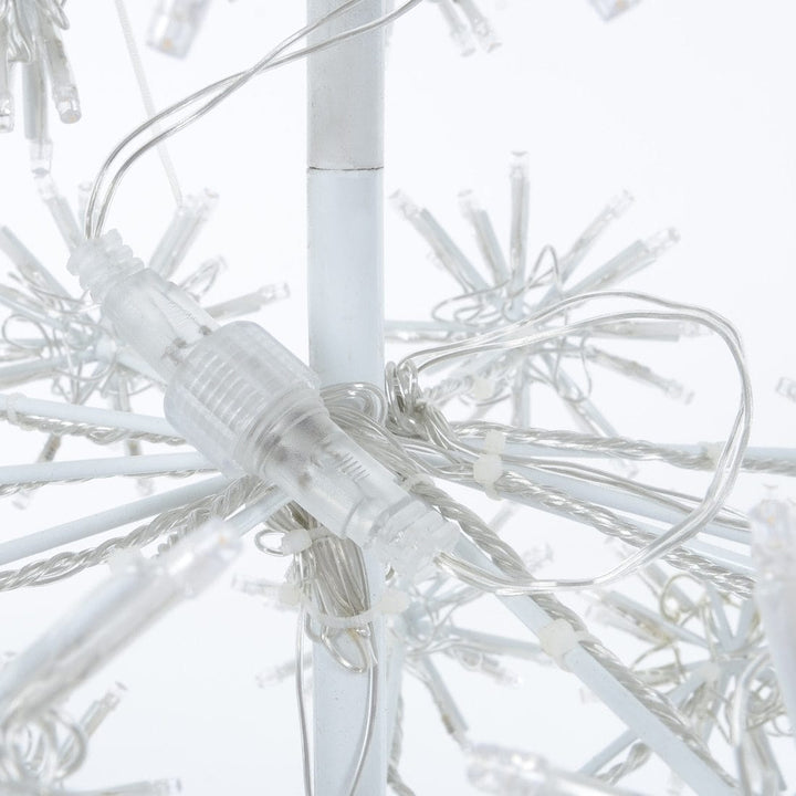 5ft Twinkling LED Cluster Christmas Tree With White Frame