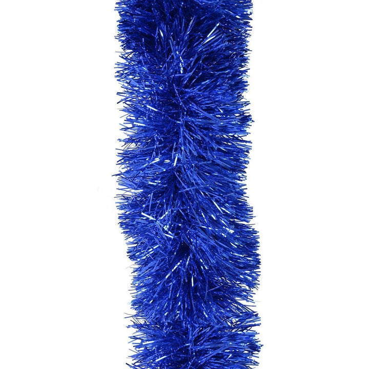 2m Luxury Extra Thick 10 Ply Tinsel Christmas Decoration Blue