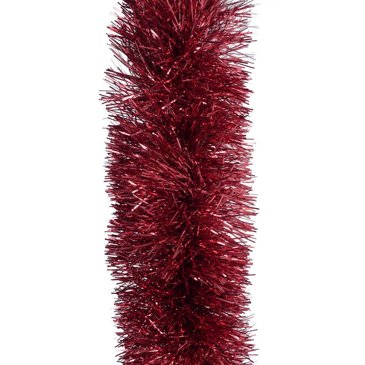 2m Luxury Extra Thick 10 Ply Tinsel Christmas Decoration Red
