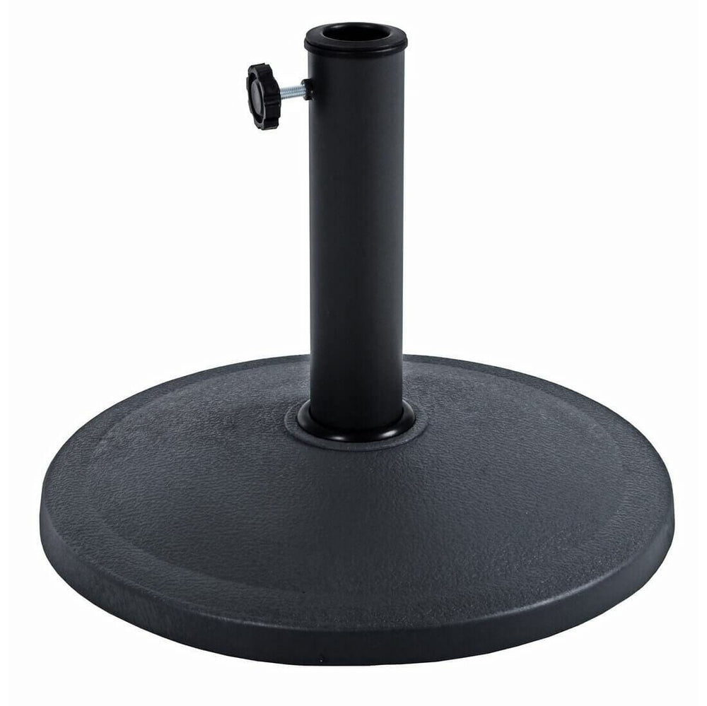 8kg Parasol Base Heavy Duty Resin Garden Umbrella Stand Black