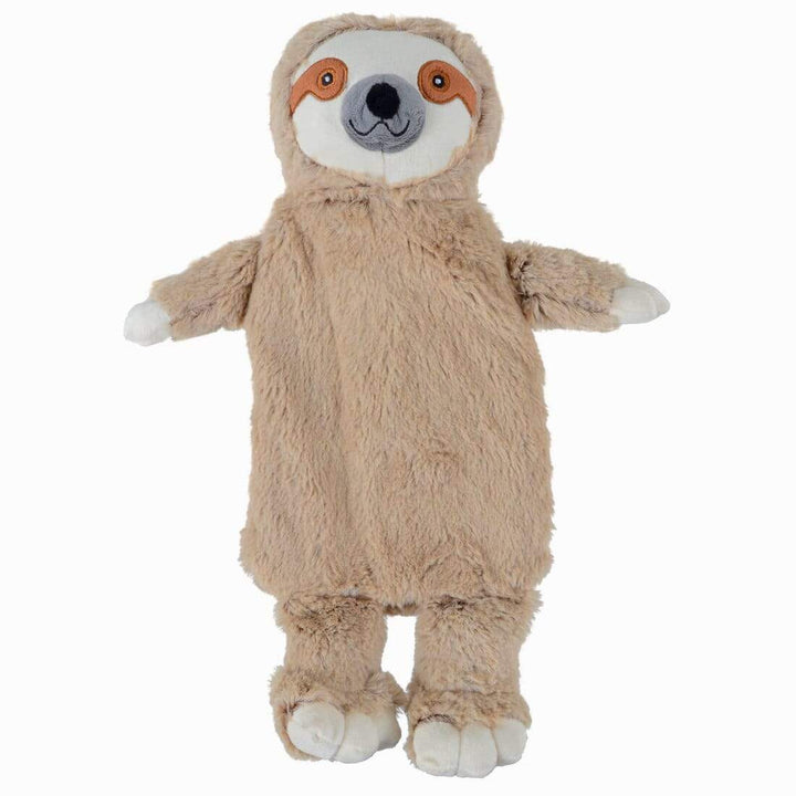 Hot Water Bottle Novelty Plush Animal Padded Cover 750ml Sloth