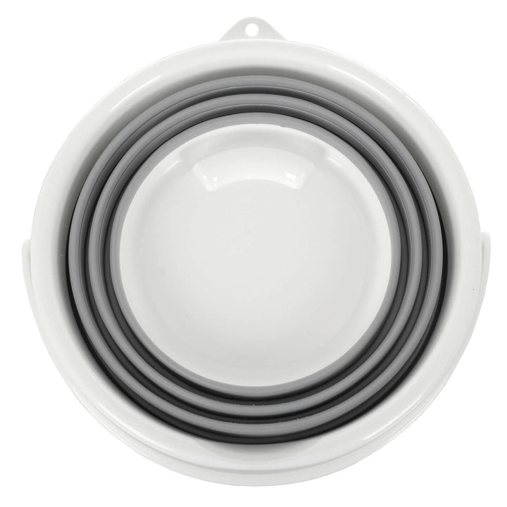 Collapsible Bucket With Handle 10L Space Saving Camping Caravan