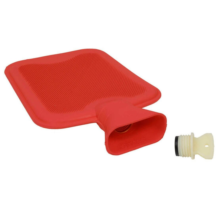 Snowflake Pattern Fleece Cover Hot Water Bottle Large