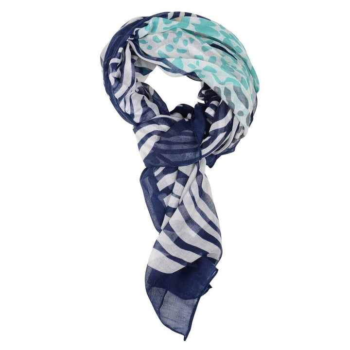 Womens Zambia Animal Print Square Sheer Summer Scarf