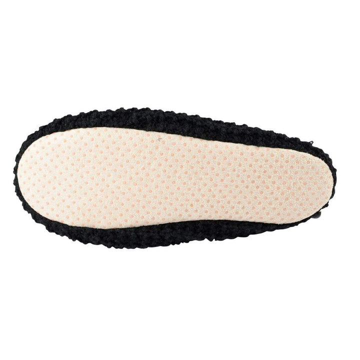 Womens Millie Knitted Ballet Slippers With Leopard Print