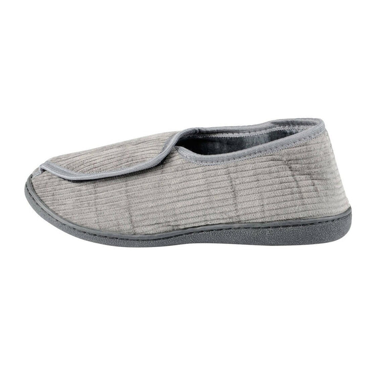 Mens Hook & Loop Fastening Redmond Slippers Non Slip Soles