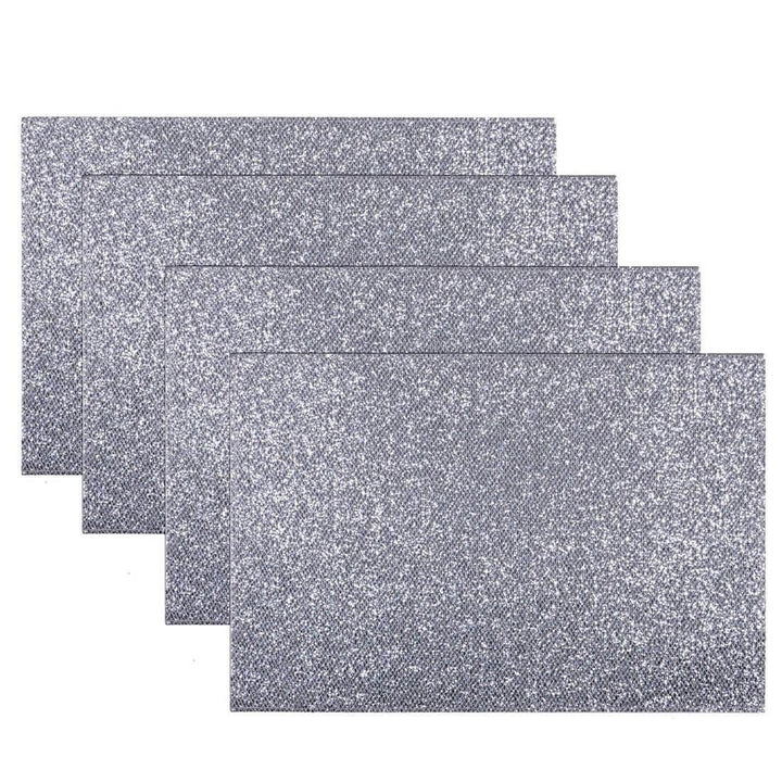 4 Glitter Sparkle Placemats Dining Kitchen Table Mats