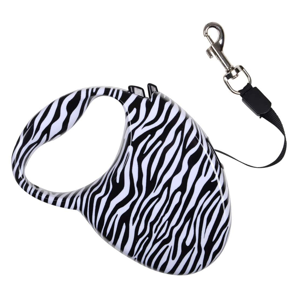 3m Pet Lead Auto Retractable Extendable Dog Training Leash Zebra