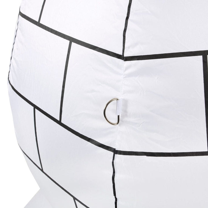 Giant 5ft Inflatable Disco Light Up Penguins Igloo Outdoor Christmas Decoration