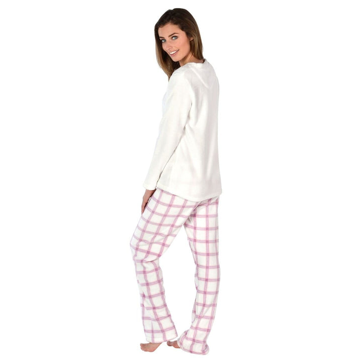 Womens Super Soft Fleece Pyjama Set Assorted Designs
