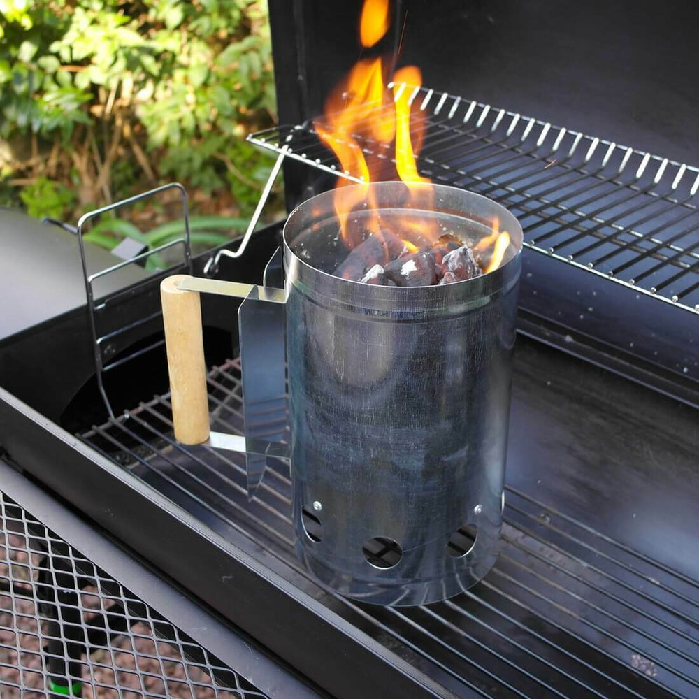 Azuma BBQ Charcoal Chimney Starter Barbecue Stainless Steel