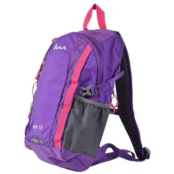 JAM Trek Backpack Waterproof Padded Secure Tablet Pocket Purple / 15 Litre