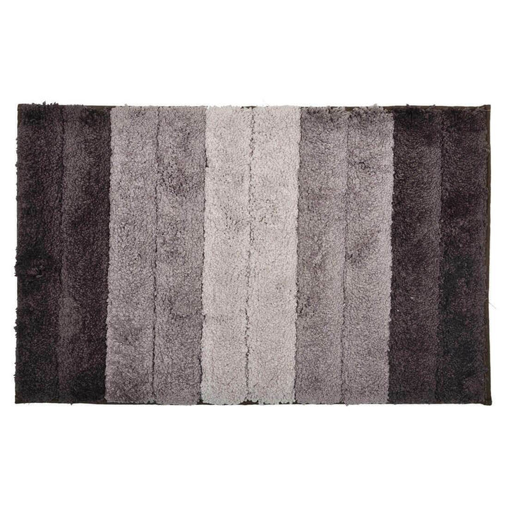 Shades Striped Microfibre Bath Mat Shower Bathroom Non-Slip Brown / 40x60cm