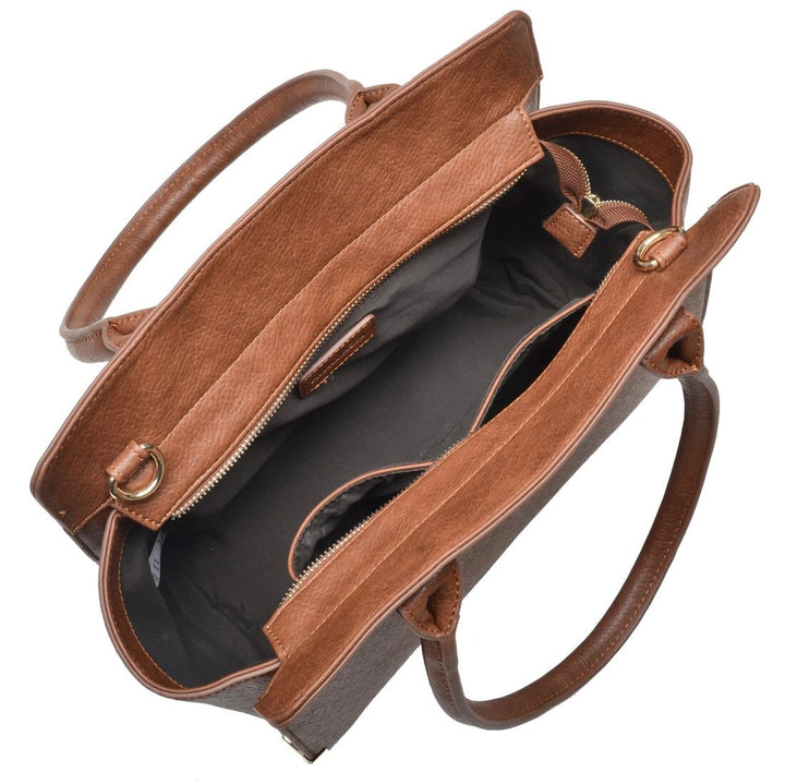 Womens Ohio PU Leather Handbag Fashion Shoulder Bag