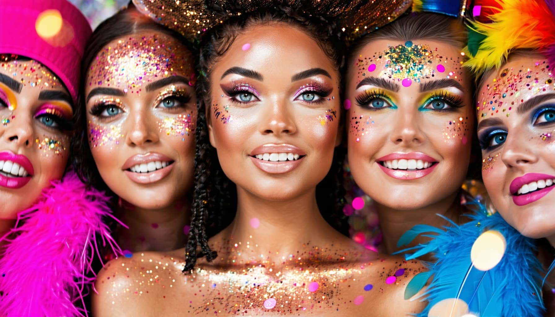 Elevate Your Style with These Festival Glitter Makeup Looks