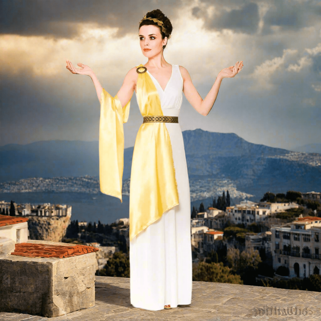 Womens Greek Goddess Aphrodite Athena Halloween Costume XS Stock