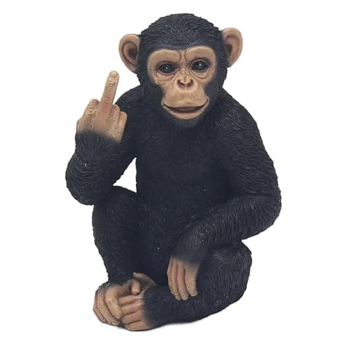Cheeky Monkey Figure Rude Chimp Ornament Adult Humour 20cm