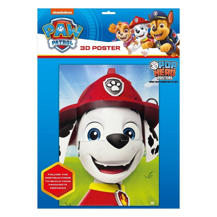 PAW Patrol Marshall 3D Poster Pop Heads