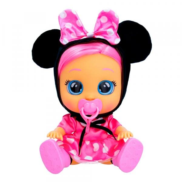 Cry Babies Stars Dressy Minnie baby doll with pacifier