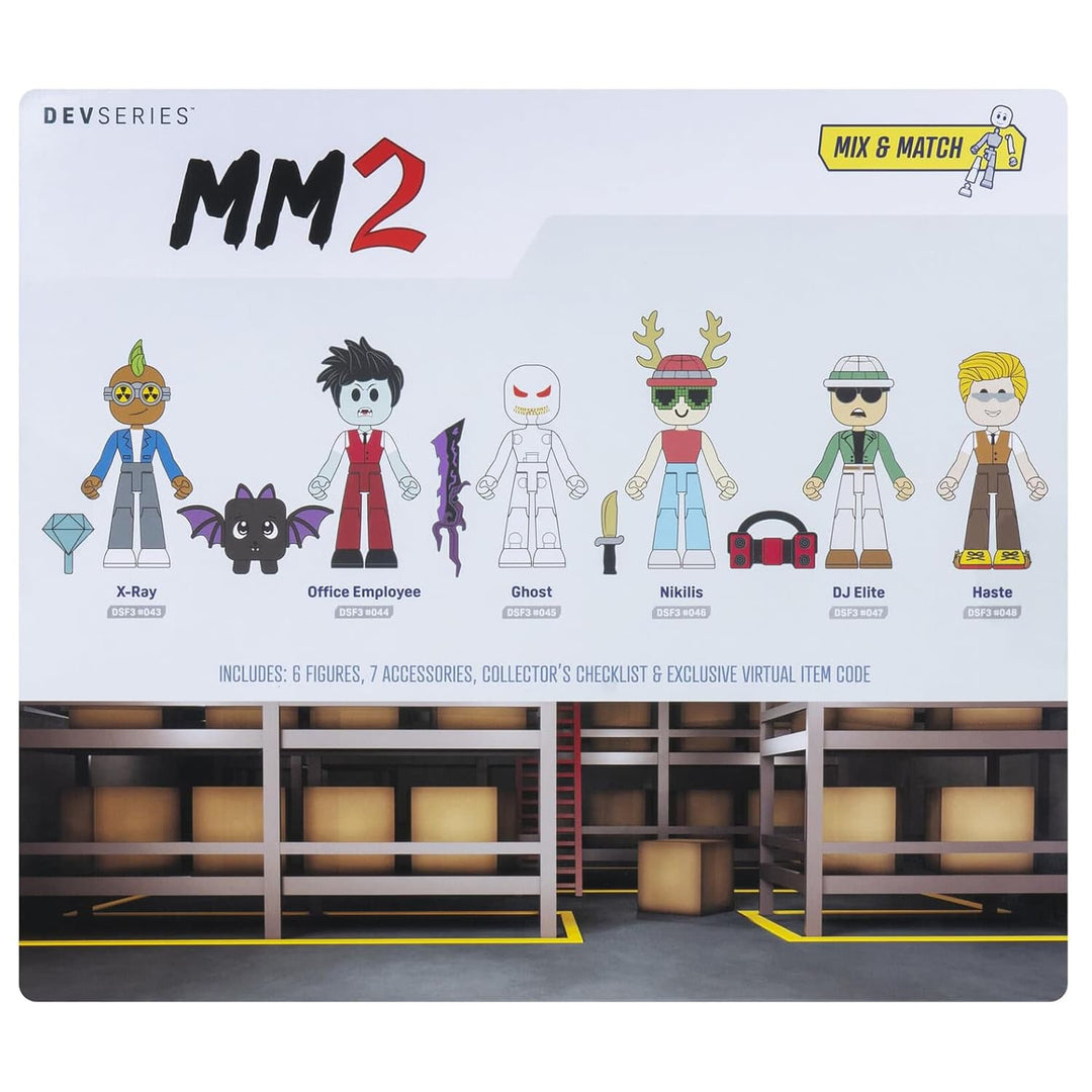 Dev Series 2 back of the Powers Pack with 6 action figures