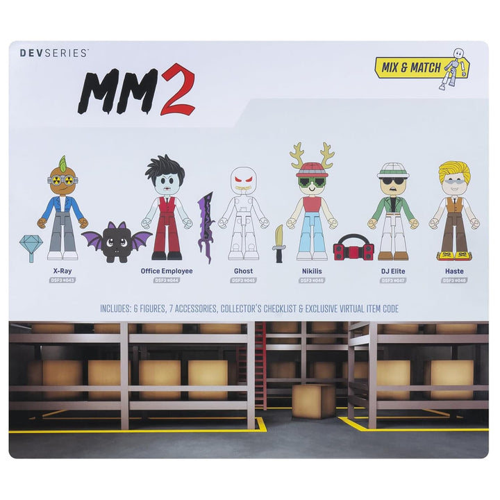 Dev Series 2 back of the Powers Pack with 6 action figures