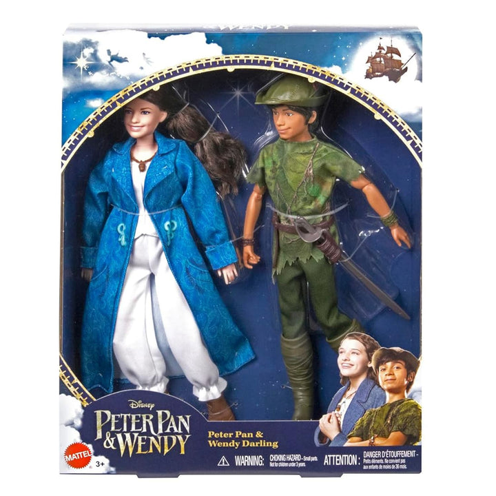 Peter Pan and Wendy Darling pack of fashion dolls