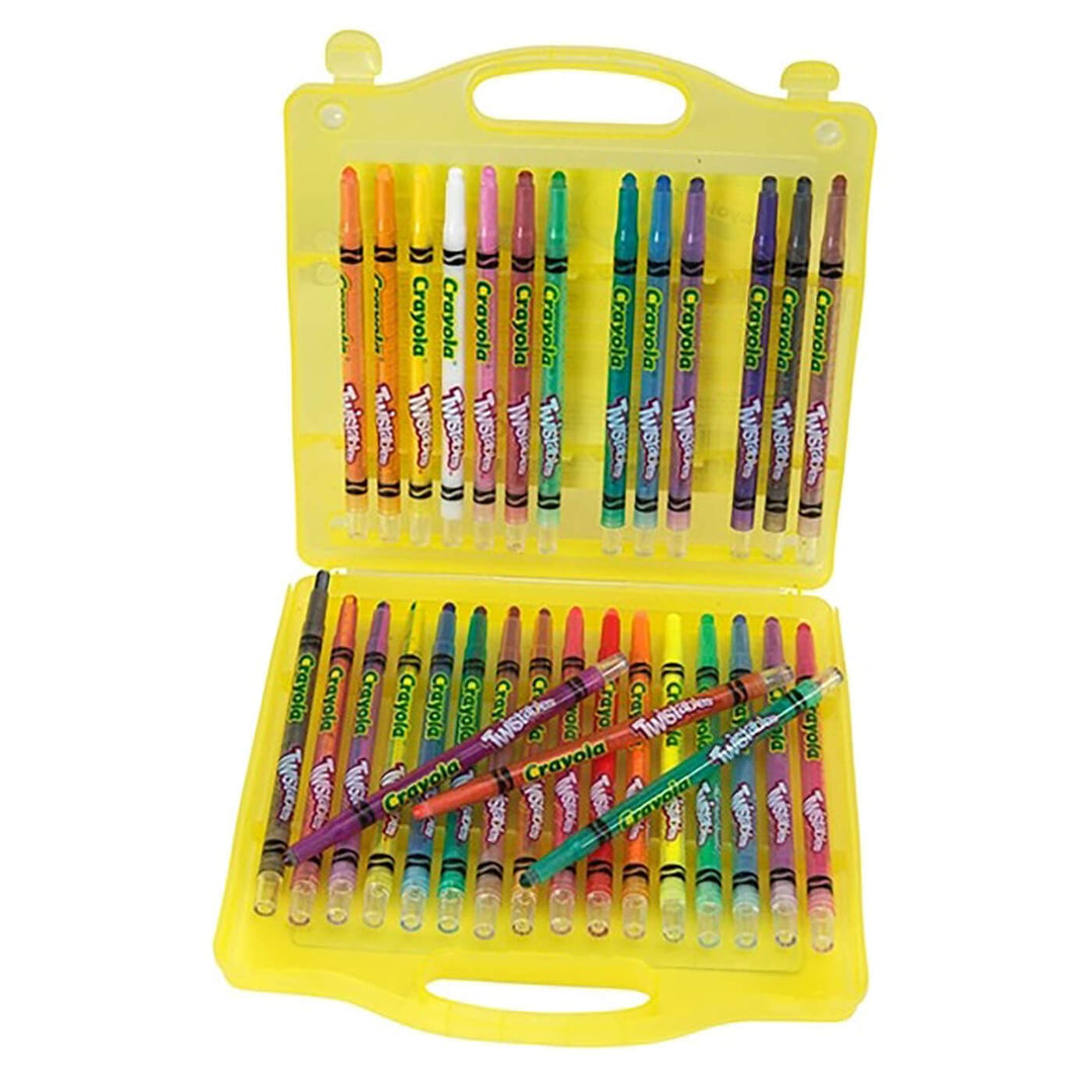Yellow case for Crayola Twistables crayons