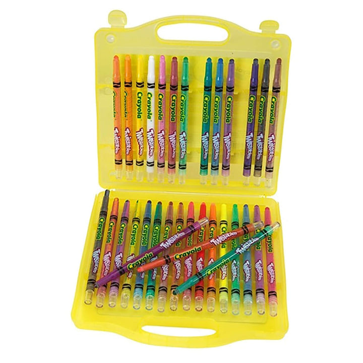 Yellow case for Crayola Twistables crayons