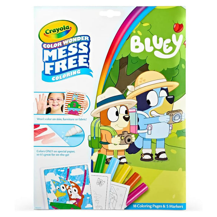 Crayola Color Wonder Mess Free Colouring 18 Pages with 5 Markers