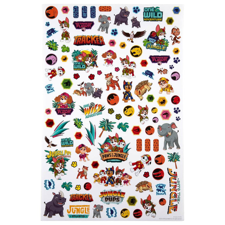 PAW Patrol jungle pups sheet of 100 stickers