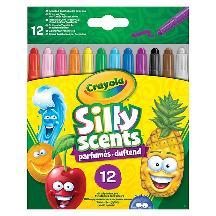 Pack of 12 Crayola Silly Scents Twistables crayons for kids art projects