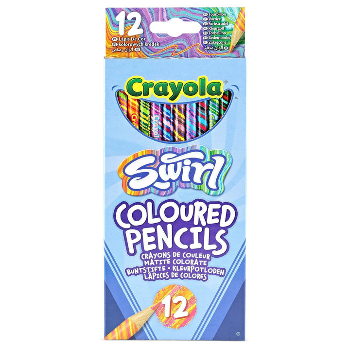 Pack of 12 Crayola Swirl coloured pencils