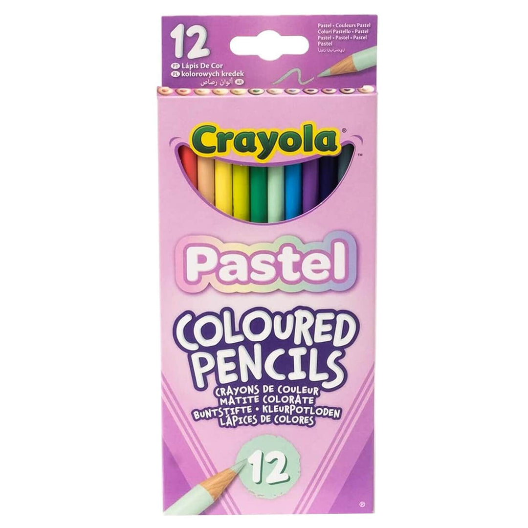 Pack of 12 Crayola PAtel Coloured pencils for arts and crafts