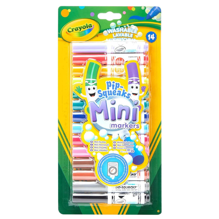 Crayola Pip-Squeaks Mini Markers Washable Assorted Colours