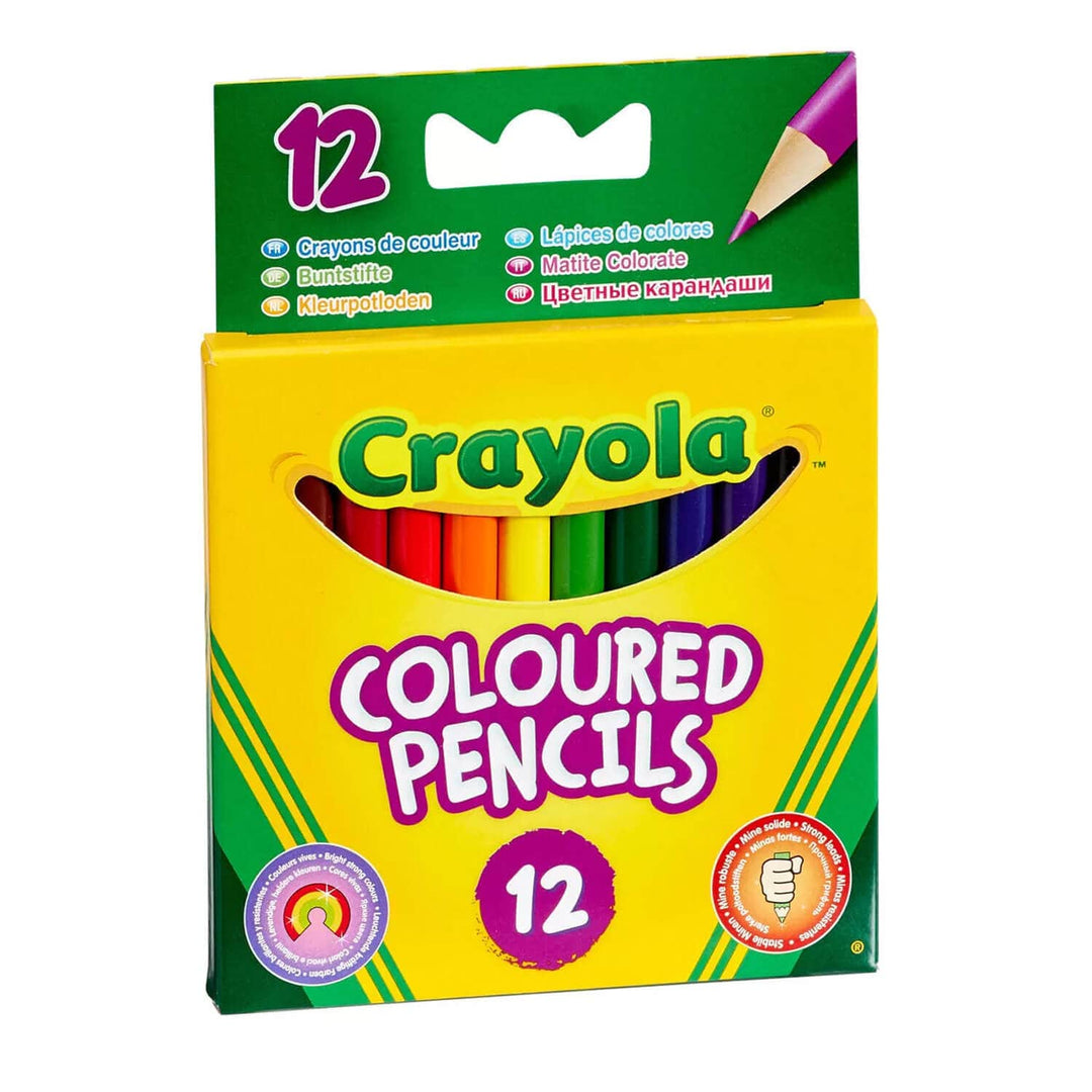 Pack of 12 Crayola Short coloured pencils