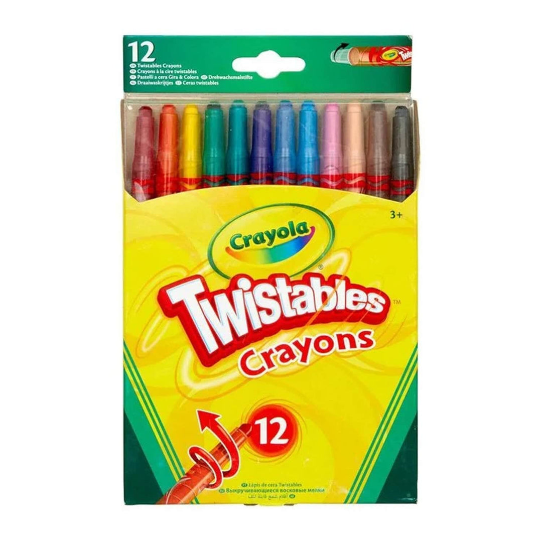 Pack of 12 Crayola Twistables Crayons for arts and crafts
