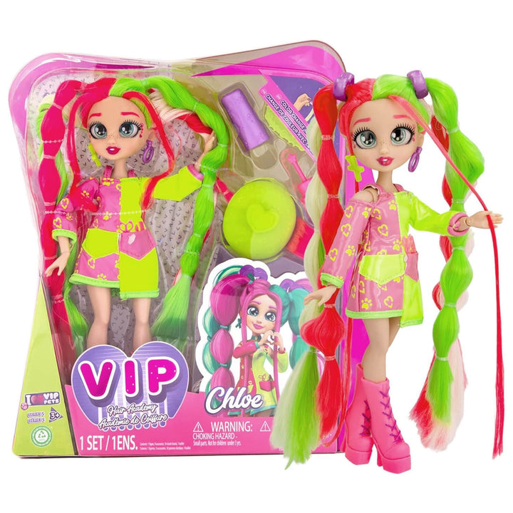 VIP Girls doll Chloe fashion doll and hair styling set