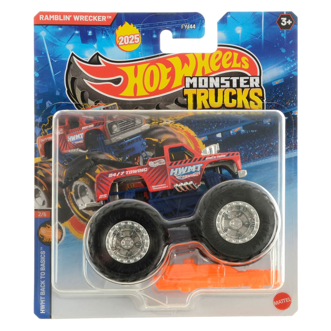 Ramblin Wrecker Hot Wheels Monster Trucks die-cast vehicle