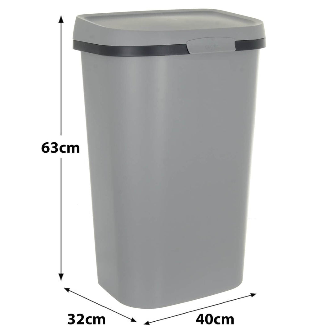 dimensions for a grey Curver Mistral 50L kitchen bin