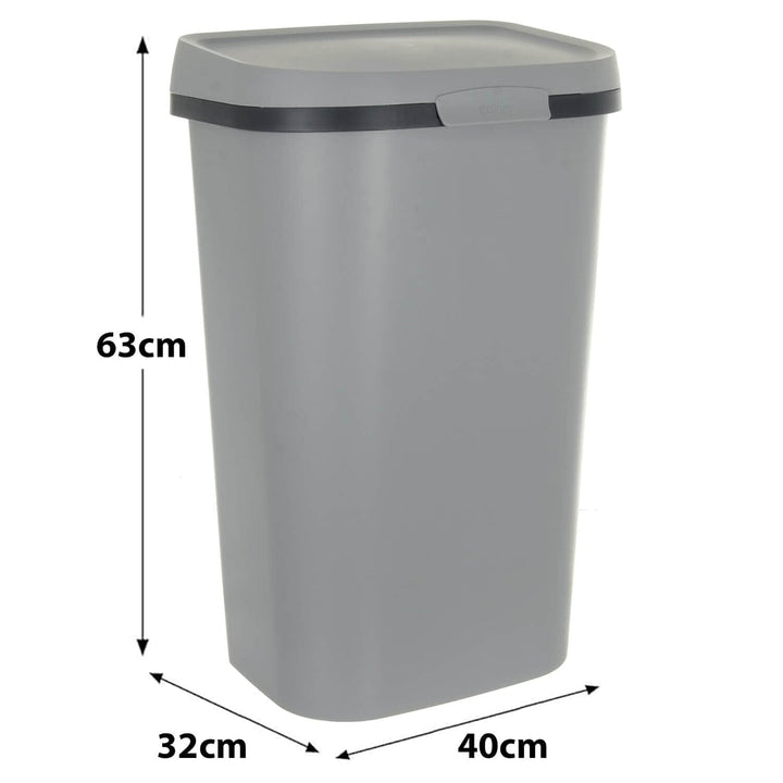 dimensions for a grey Curver Mistral 50L kitchen bin