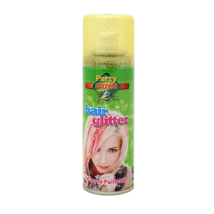 Gold glitter hair colour for fancy dress parties