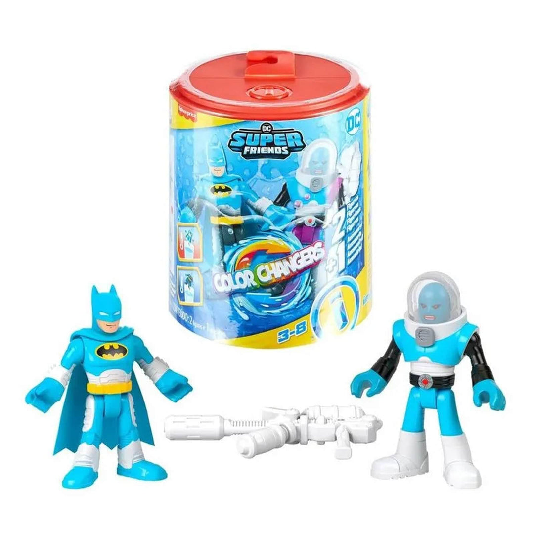 Batman and Mr Freeze DC Super Friends Color Changers set