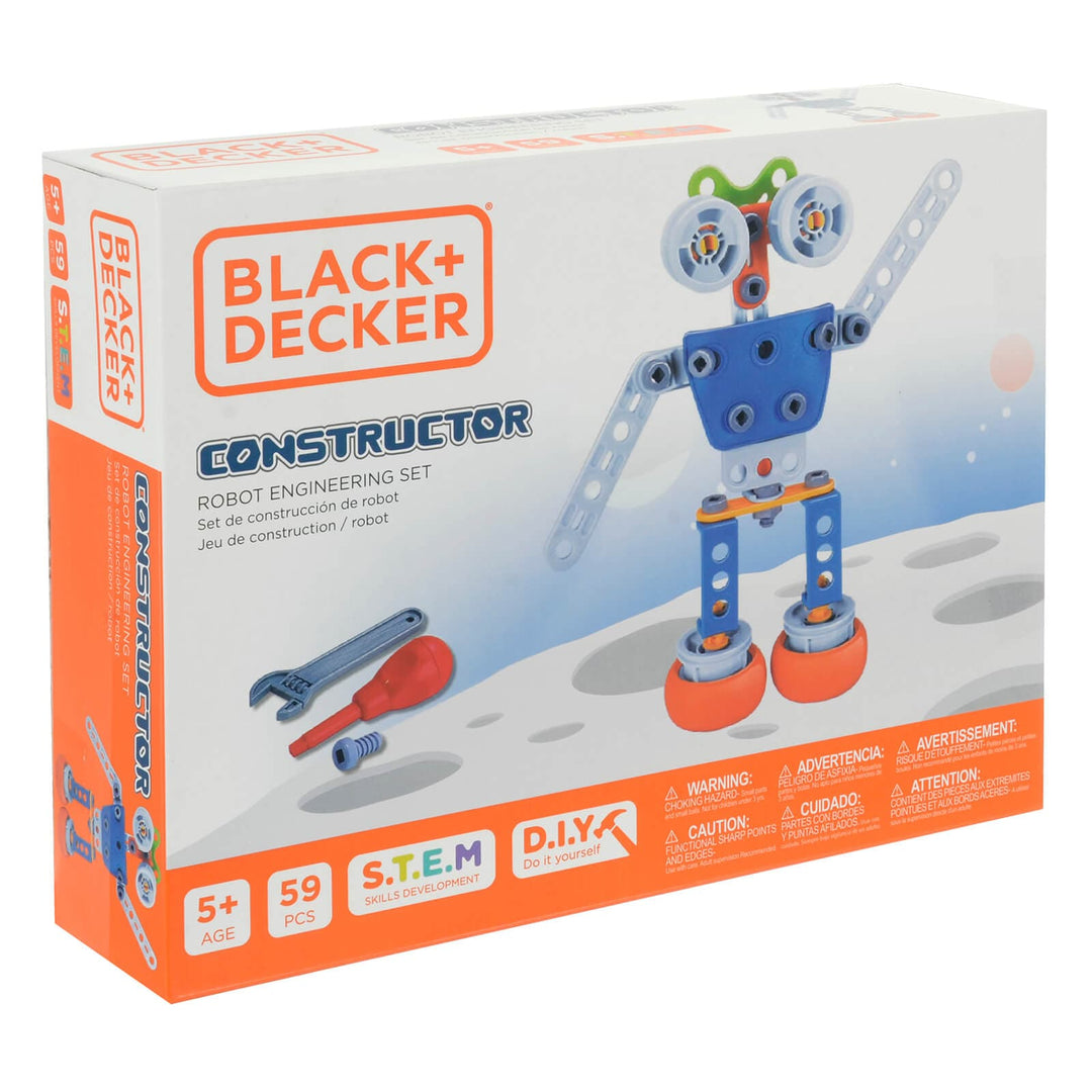 Black + Decker Constructor Robot engineering set in packaging