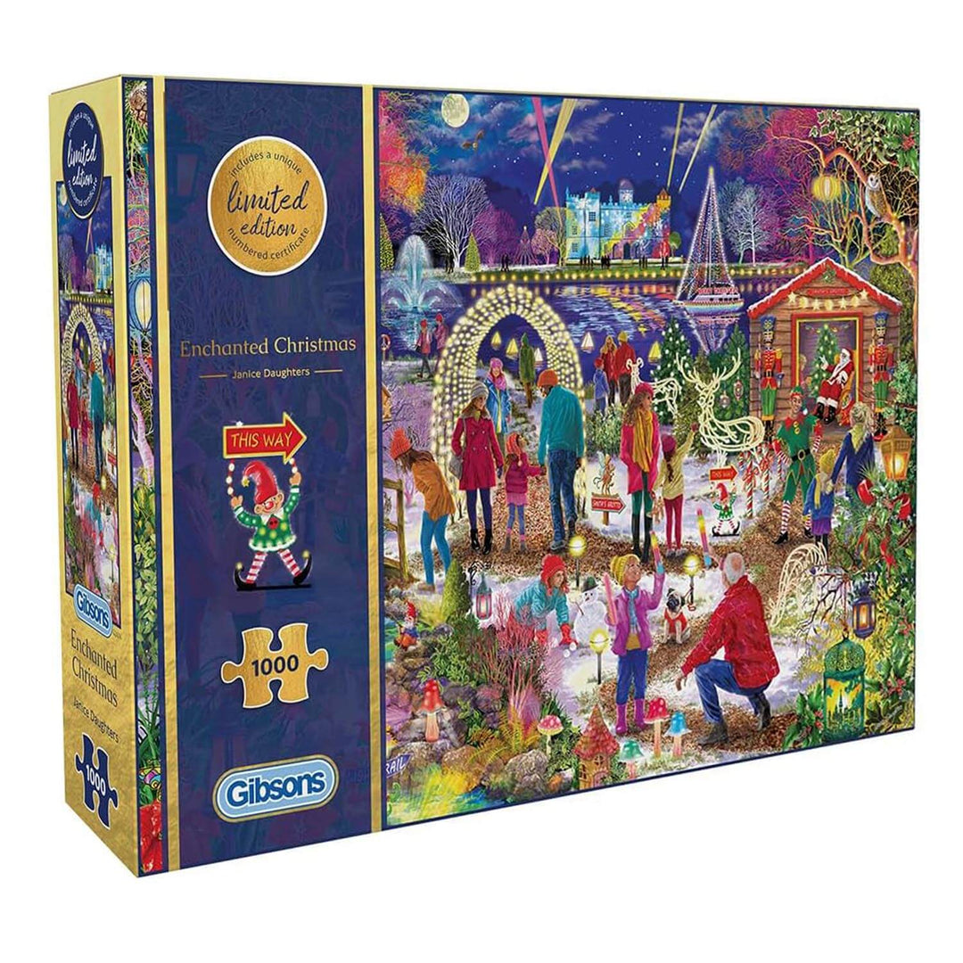 Limited edition Christmas jigsaw puzzle in the box