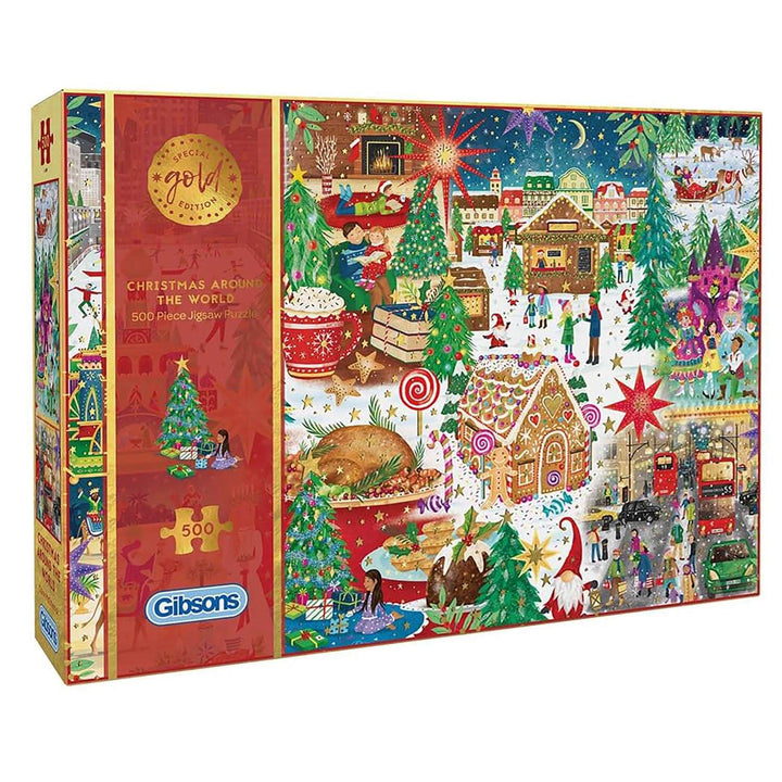Christmas around the world 500 piece jigsaw in the box