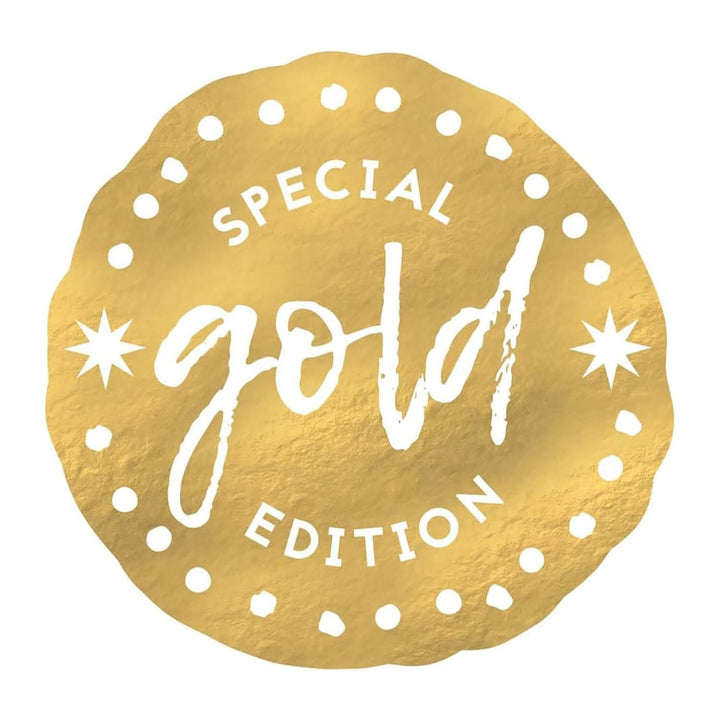 Special gold edition label