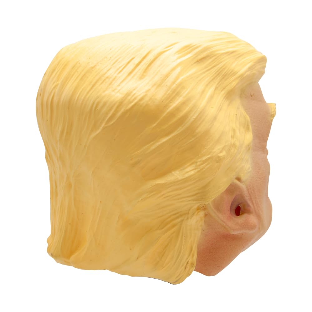 Back of the full head President mask for fancy dress parties