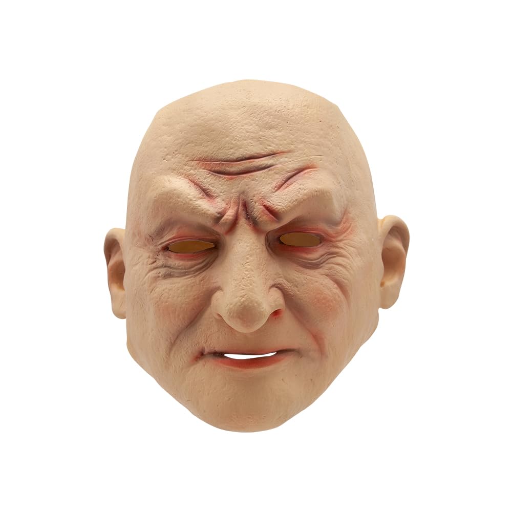Bald hard man mask for halloween costumes