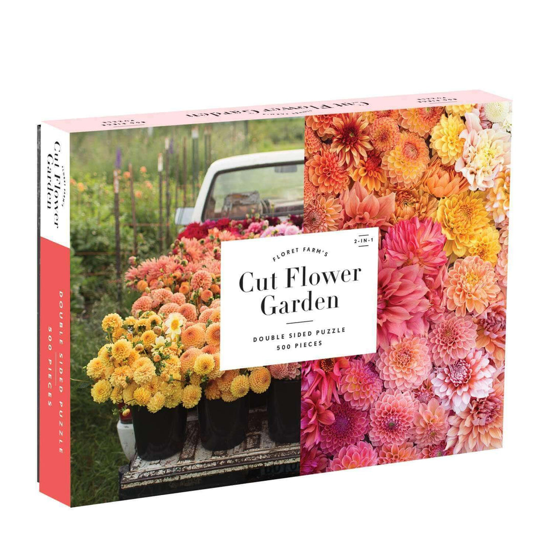 Cut Flower Garden double sided jigsaw with 500 pieces